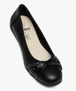 Ballerines femme unies à talon plat et brides fantaisie vue5 - VALENTINA BALDA - GEMO