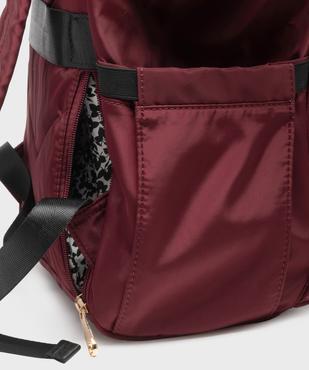 Sac à dos spécial ordinateur avec touches métallisées femme vue7 - GEMO (ACCESS) - GEMO