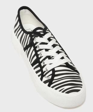 Tennis en toile sur semelle plateforme femme - Follow Me vue5 - FOLLOW ME G4G - GEMO