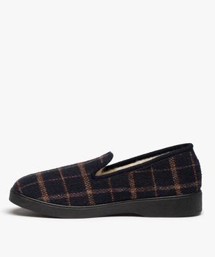 Chaussons homme style charentaises à carreaux vue3 - GEMO(HOMWR HOM) - GEMO