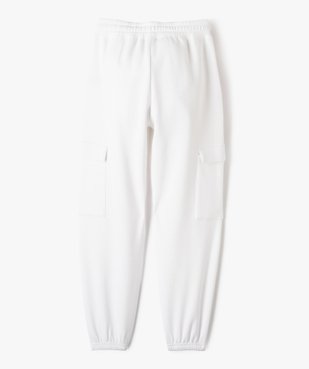 Pantalon de jogging avec poches à rabat sur les cuisses fille vue4 - GEMO 4G FILLE - GEMO