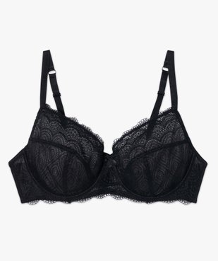 Soutien-gorge emboitant à armatures en dentelle grande taille vue8 - GEMO(HOMWR FEM) - GEMO