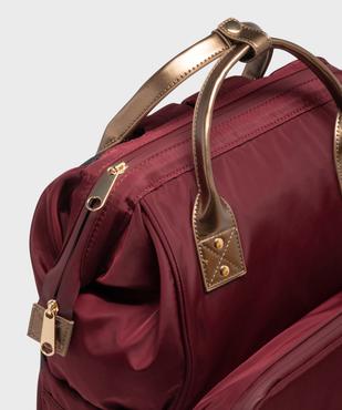 Sac à dos spécial ordinateur avec touches métallisées femme vue5 - GEMO (ACCESS) - GEMO
