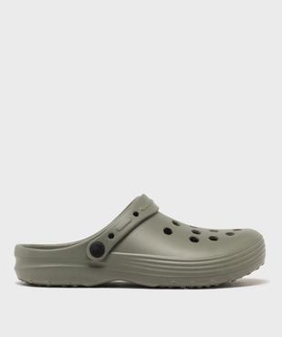 Sabots souples unis et perforés homme vue1 - GEMO (PLAGE) - GEMO