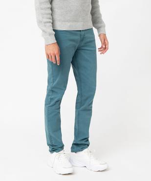 Pantalon slim stretch 5 poches homme vue1 - GEMO 4G HOMME - GEMO