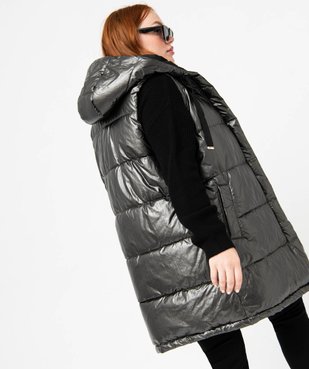 Blouson matelassé à capuche femme grande taille vue3 - GEMO (G TAILLE) - GEMO
