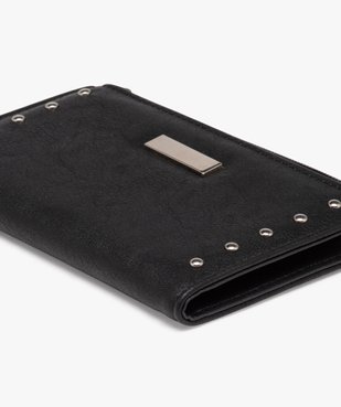 Portefeuille avec clous métalliques femme vue2 - GEMO (ACCESS) - GEMO