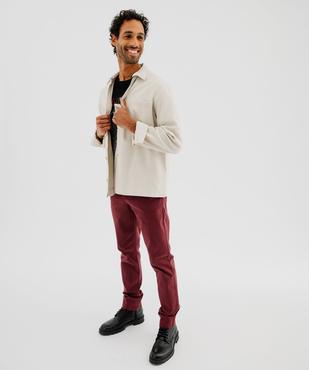 Pantalon chino coupe Slim homme vue4 - GEMO 4G HOMME - GEMO