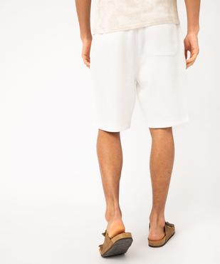 Bermuda en maille avec ceinture ajustable homme vue3 - GEMO (HOMME) - GEMO