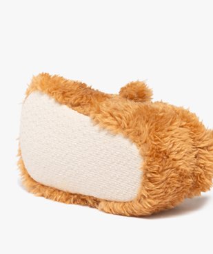Chaussons de naissance bébé garçon en peluche  vue6 - LITTLE LOVE - GEMO