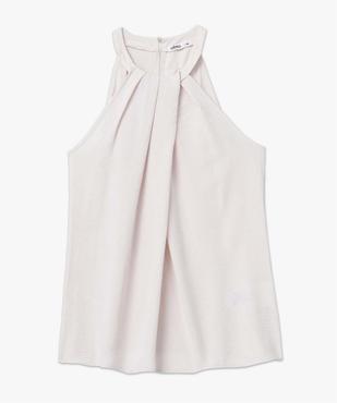 Blouse femme sans manches avec encolure américaine vue4 - GEMO(FEMME PAP) - GEMO