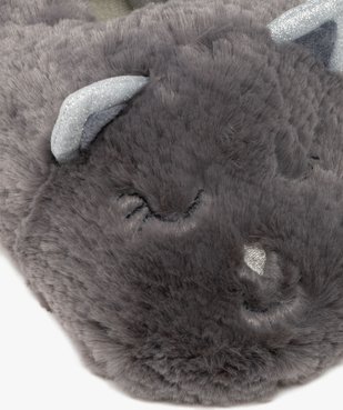 Chaussons fille en volume avec oreilles de chat pailletées vue6 - GEMO (ENFANT) - GEMO