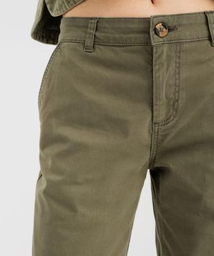 Pantalon chino coupe regular femme vue7 - GEMO(FEMME PAP) - GEMO