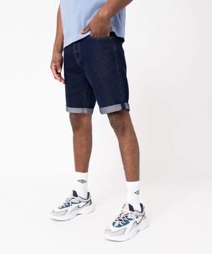Bermuda en jean homme fin et souple vue1 - GEMO 4G HOMME - GEMO