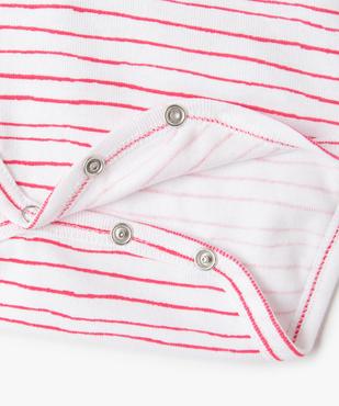 Bodies bébé à manches longues encolure américaine (lot de 3) - No gaspi vue2 - NOGASPI - GEMO