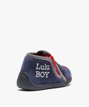 Chaussons bébé garçon bottillons zippés - LuluCastagnette vue4 - LULU CASTAGNETT - GEMO