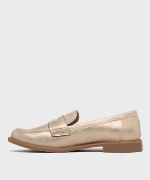 Mocassins métallisés femme - LuluCastagnette vue4 - LULUCASTAGNETTE - GEMO