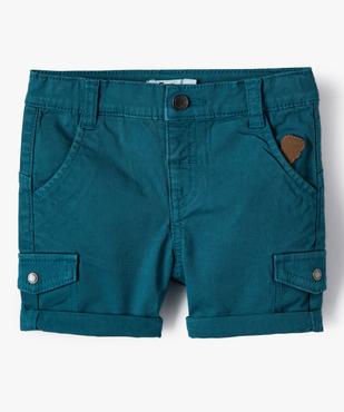 Short bébé garçon extensible look baroudeur vue1 - GEMO(BEBE DEBT) - GEMO