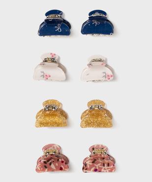 Pinces crabes pour les cheveux fille (lot de 8) vue1 - GEMO (ACCESS) - GEMO