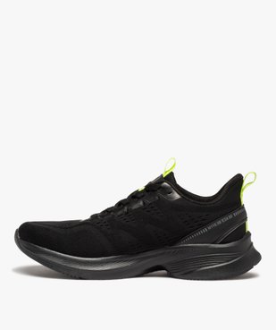 Baskets homme running en mesh détails fluo vue4 - GEMO 4G HOMME - GEMO