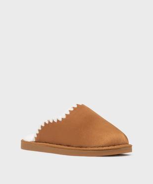 Chaussons mules fourrées femme vue2 - GEMO(HOMWR FEM) - GEMO