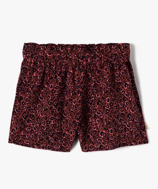 Short bébé fille large à motif fleuri - LuluCastagnette vue1 - LULUCASTAGNETTE - GEMO
