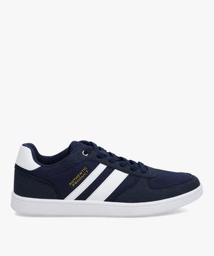 Baskets homme style casual bicolores à lacets vue2 - GEMO (SPORTSWR) - GEMO