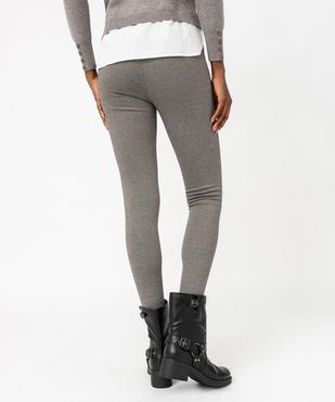Leggings à motif pied de poule et paillettes femme vue3 - GEMO(FEMME PAP) - GEMO