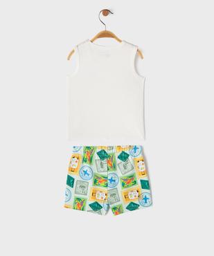 Ensemble 2 pièces bébé garçon - Débardeur et short vue4 - GEMO 4G BEBE - GEMO