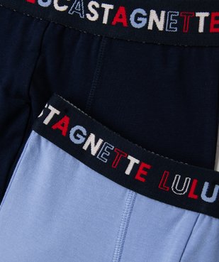 Boxers en coton stretch garçon (lot de 2) - LuluCastagnette vue2 - LULU CASTAGNETTE GEMO FOR GOOD - GEMO