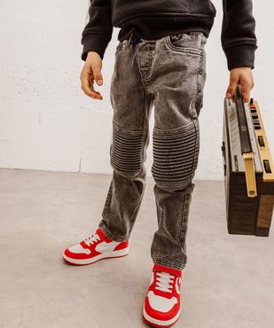 Jean Regular avec taille élastique garçon vue6 - GEMO 4G GARCON - GEMO