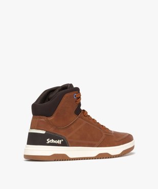 Boots homme mid-cut à lacets style casual - Schott  vue5 - SCHOTT - GEMO