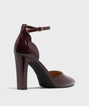 Escarpins vernis à talon haut et bout pointu femme - Valentina Baldano vue4 - VALENTINA BALDA - GEMO