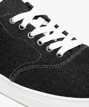 Baskets homme en toile unie style denim vue6 - GEMO (SPORTSWR) - GEMO