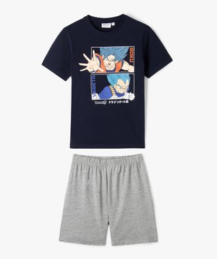 Pyjashort en coton imprimé garçon - Dragon Ball Super vue1 - DRAGON BALL Z - GEMO