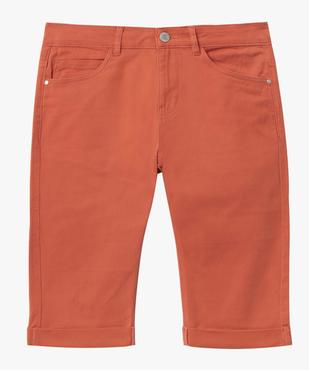 Bermuda slim en coton extensible femme vue4 - GEMO 4G FEMME - GEMO