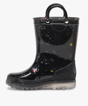 Bottes de pluie garçon avec motifs de l’espace vue3 - GEMO (ENFANT) - GEMO