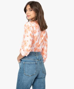 Chemise femme à motifs fleuris vue3 - GEMO(FEMME PAP) - GEMO