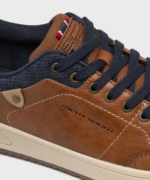 Baskets de ville avec col en denim homme - Urban Steps vue7 - URBAN STEPS - GEMO