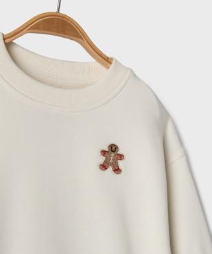 Sweat de Noël imprimé devant et dos bébé garçon vue2 - GEMO 4G BEBE - GEMO