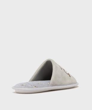 Chaussons mules en velours ras motif koala femme vue4 - GEMO(HOMWR FEM) - GEMO