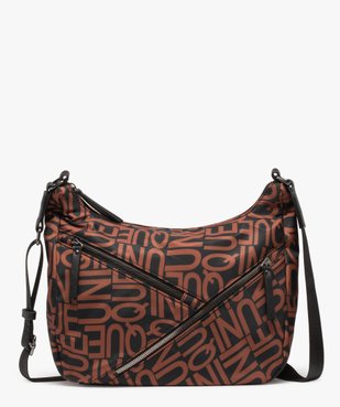 Sac seau en toile imprimée femme vue1 - GEMO (ACCESS) - GEMO