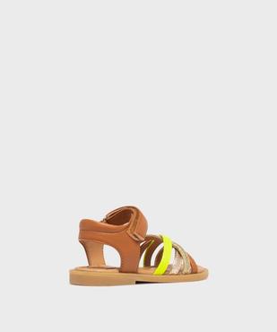 Sandales multibrides à scratch bébé fille vue4 - LOVELY WINGS - GEMO