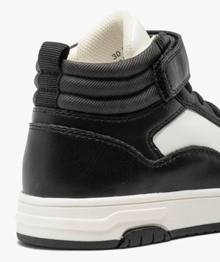 Baskets mid-cut bicolores à scratch garçon vue7 - GEMO 4G GARCON - GEMO