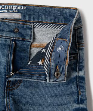 Jean slim délavé en coton stretch garçon - LuluCastagnette vue2 - LULUCASTAGNETTE - GEMO
