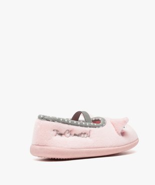 Chaussons fille ballerines à bride avec oreilles de chat vue4 - GEMO 4G FILLE - GEMO