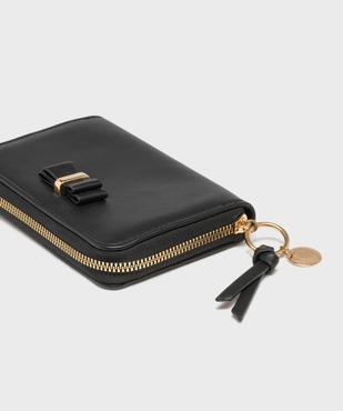Portefeuille compact fermeture zippée femme vue3 - GEMO (ACCESS) - GEMO