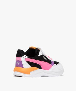 Baskets fille rétro à scratch et en mesh détails colorés - Puma vue4 - PUMA - GEMO