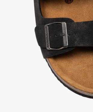 Sandales homme unies avec deux larges brides à boucle - Chevignon vue6 - CHEVIGNON - GEMO