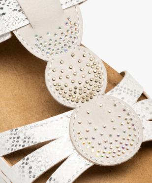 Mules confort à bride scratch et strass femme  vue6 - G'FLEX - GEMO